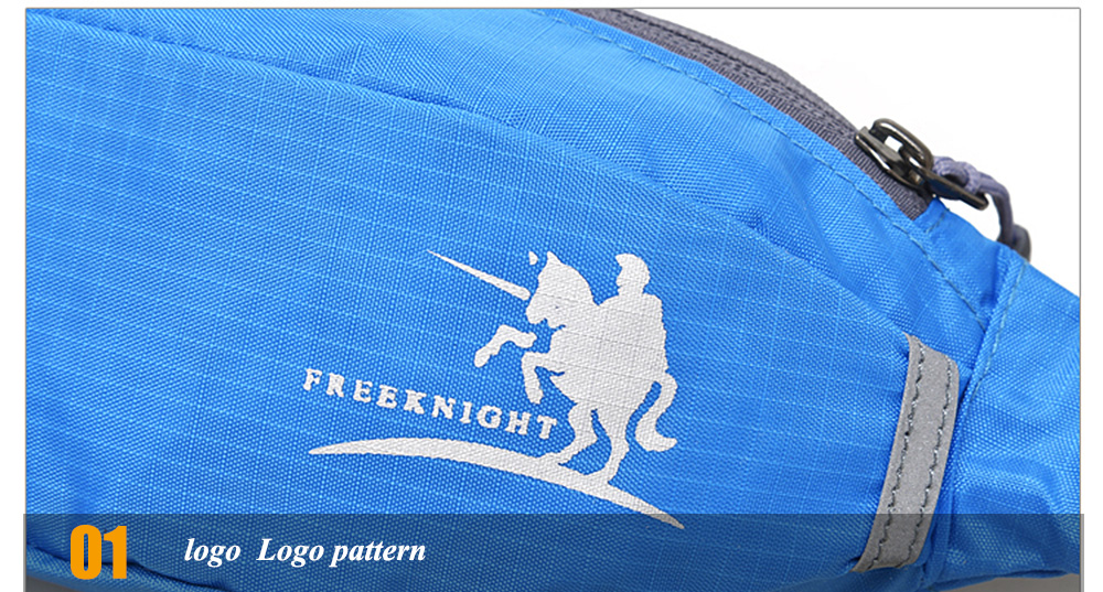 FREEKNIGHT FK0807 Unisex Running Waist Pack Mobile Phone Bag Money Belt for Traveling Mountaineering Fishing Cycling