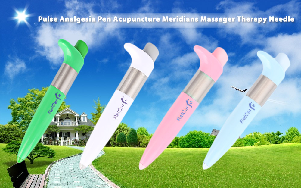 Household Pulse Analgesia Pen Meridians Acupuncture Massager Therapy Needle