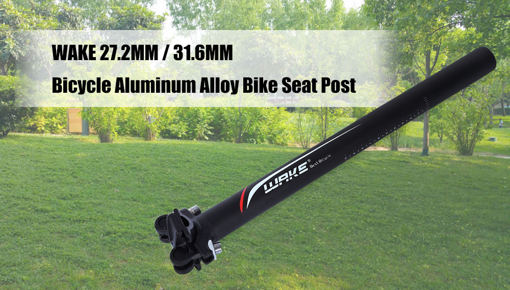 WAKE 27.2MM / 31.6MM Bicycle MTB Frosted Aluminum Alloy Bike Seat Post