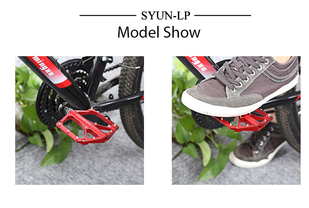 SYUN-LP Pair of Outdoor Cycling Road Mountain Bicycle Bike Pedal