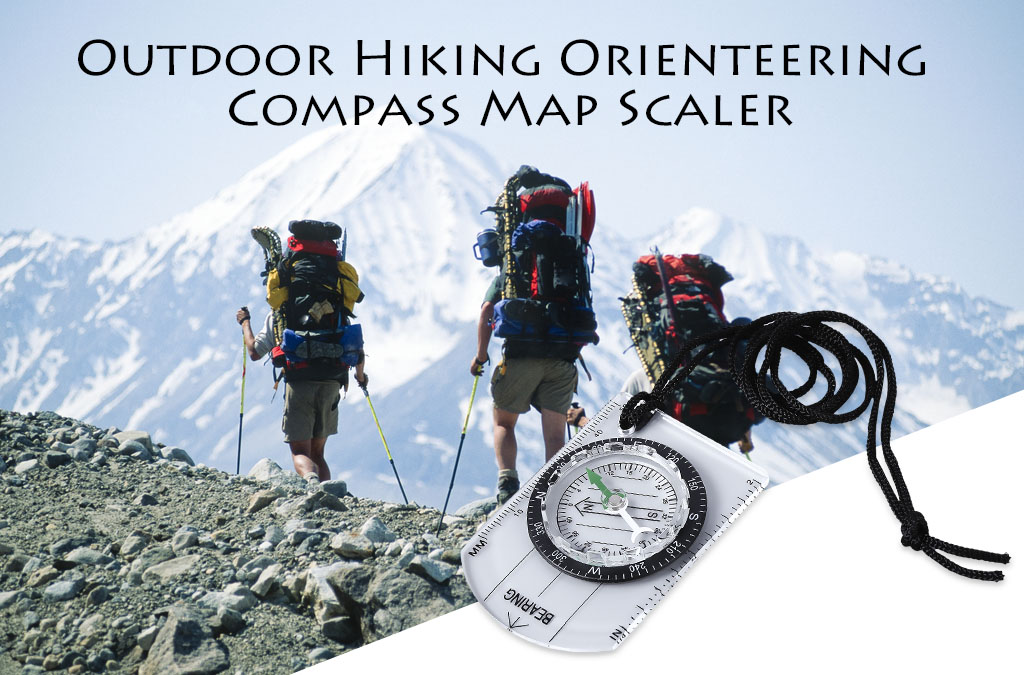 DC35 - 1B Outdoor Orienteering Compass Map Scaler Camping Hiking Sport Equipment