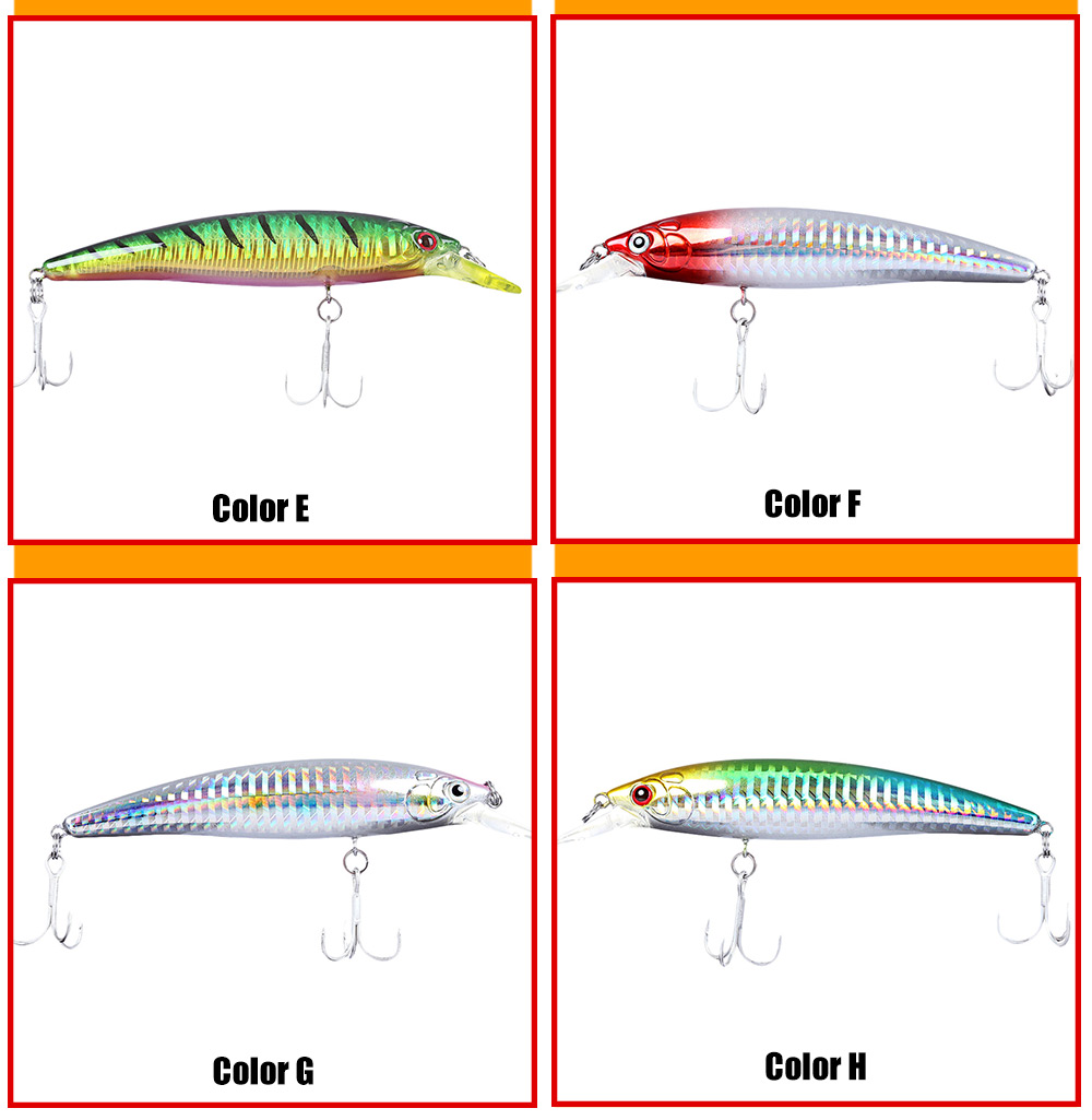 TSURINOYA DW03 Hard Fish Shape 110MM Fishing Bait for Outdoor Activity
