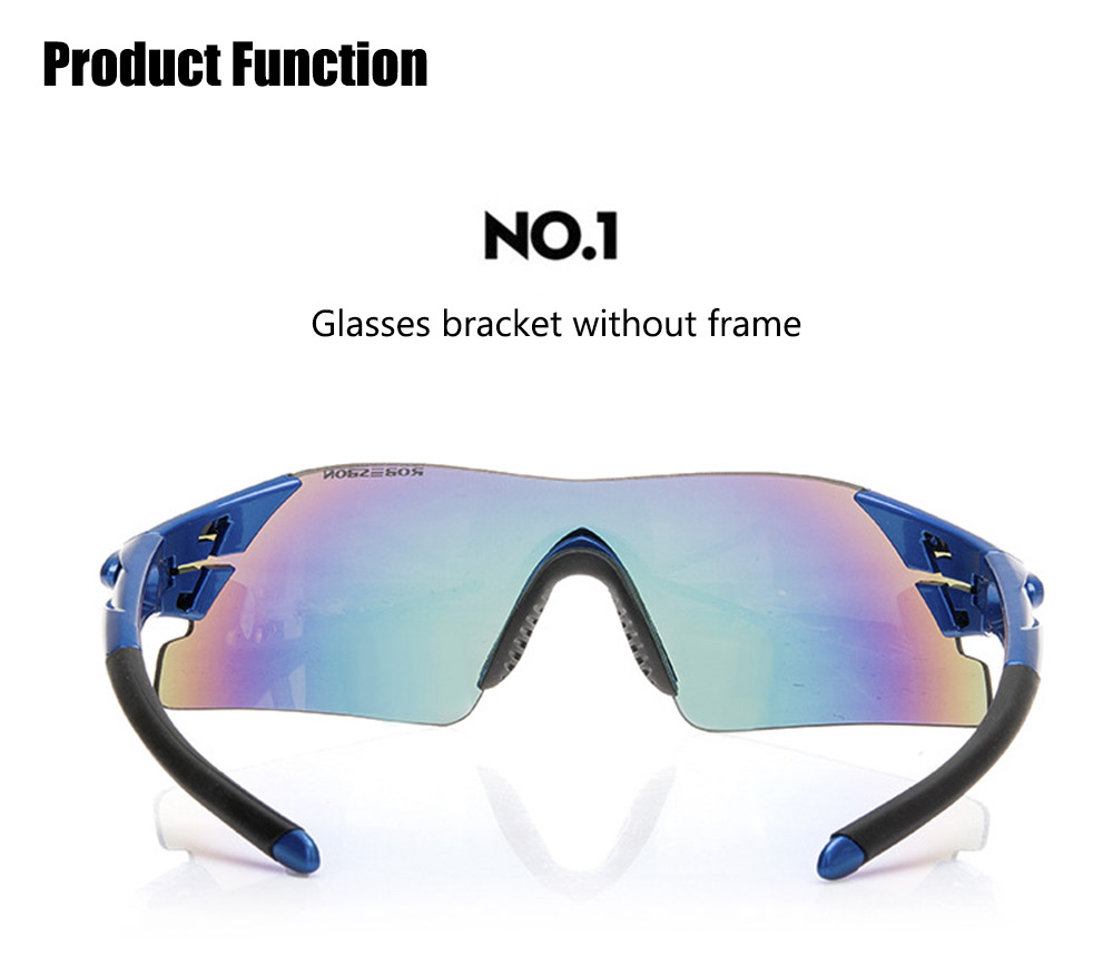Robesbon Windproof Cycling Sunglasses Bike Goggles Eyewear without Frame