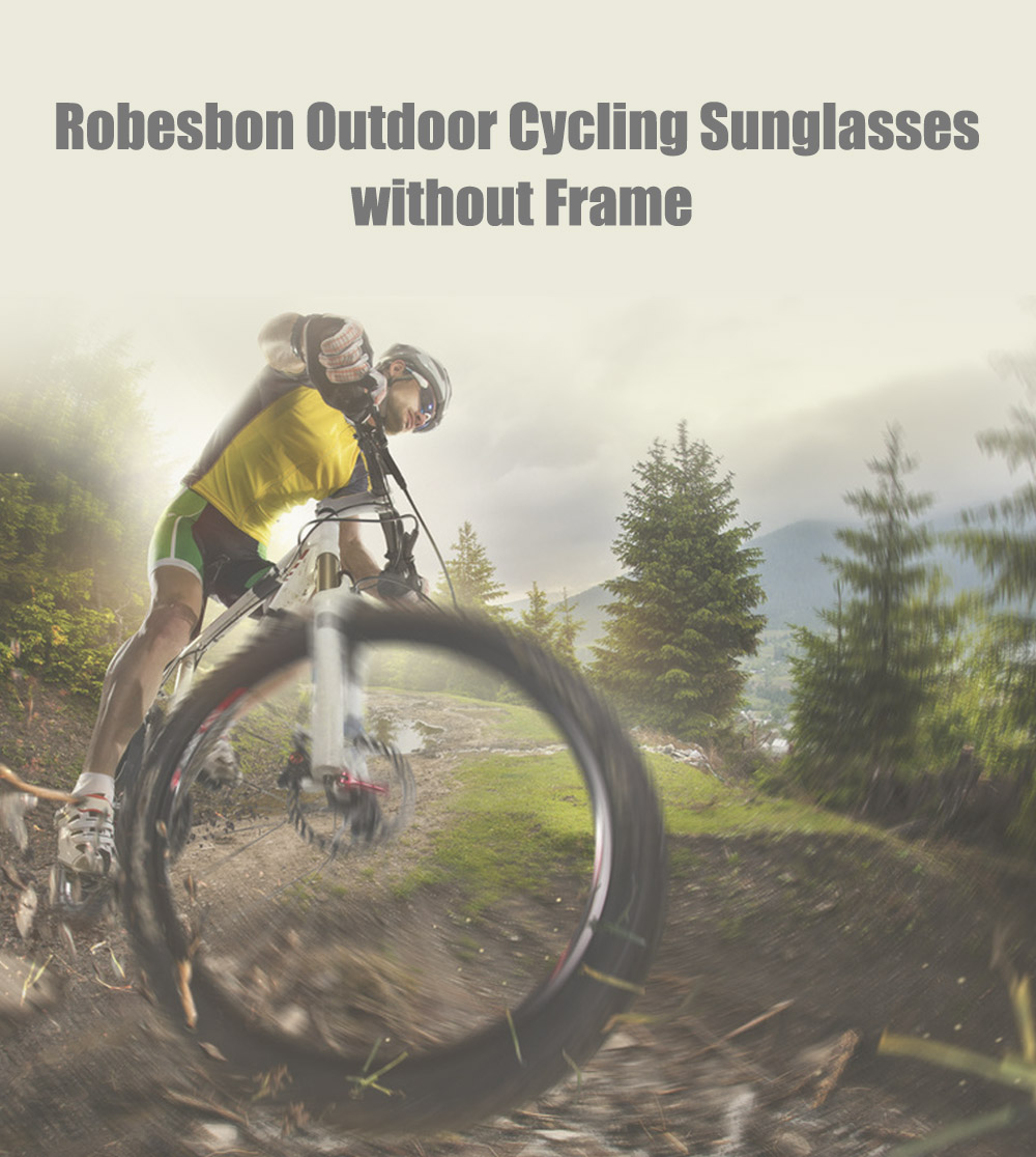 Robesbon Windproof Cycling Sunglasses Bike Goggles Eyewear without Frame