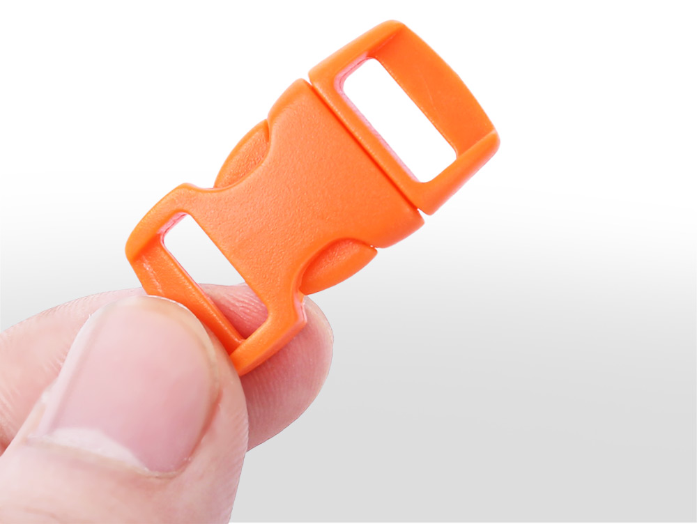 100pcs / Lot Webbing Paracord Plastic Bracelet Buckle for Outdoor Survival