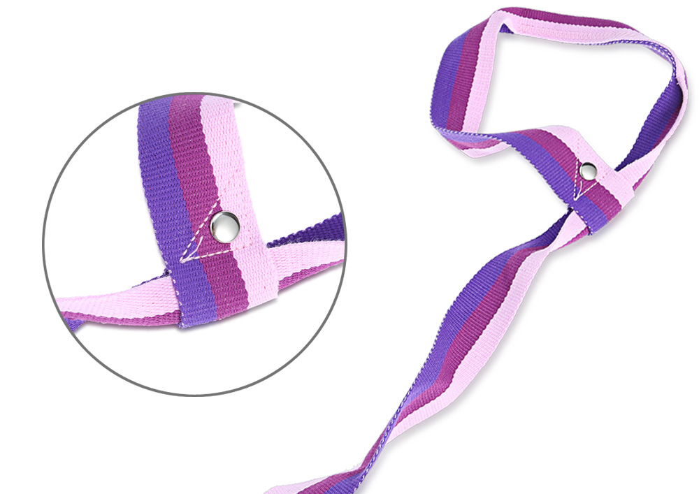 Elastic Yoga Cotton Mat Sling Strap Fitness Gym Sport Exercise Stretched Adjustable Belt