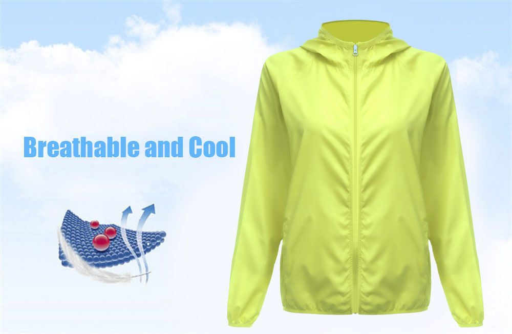 Men Women Quick Dry Hiking Waterproof Jacket Outdoor Sport UV Protection Coat