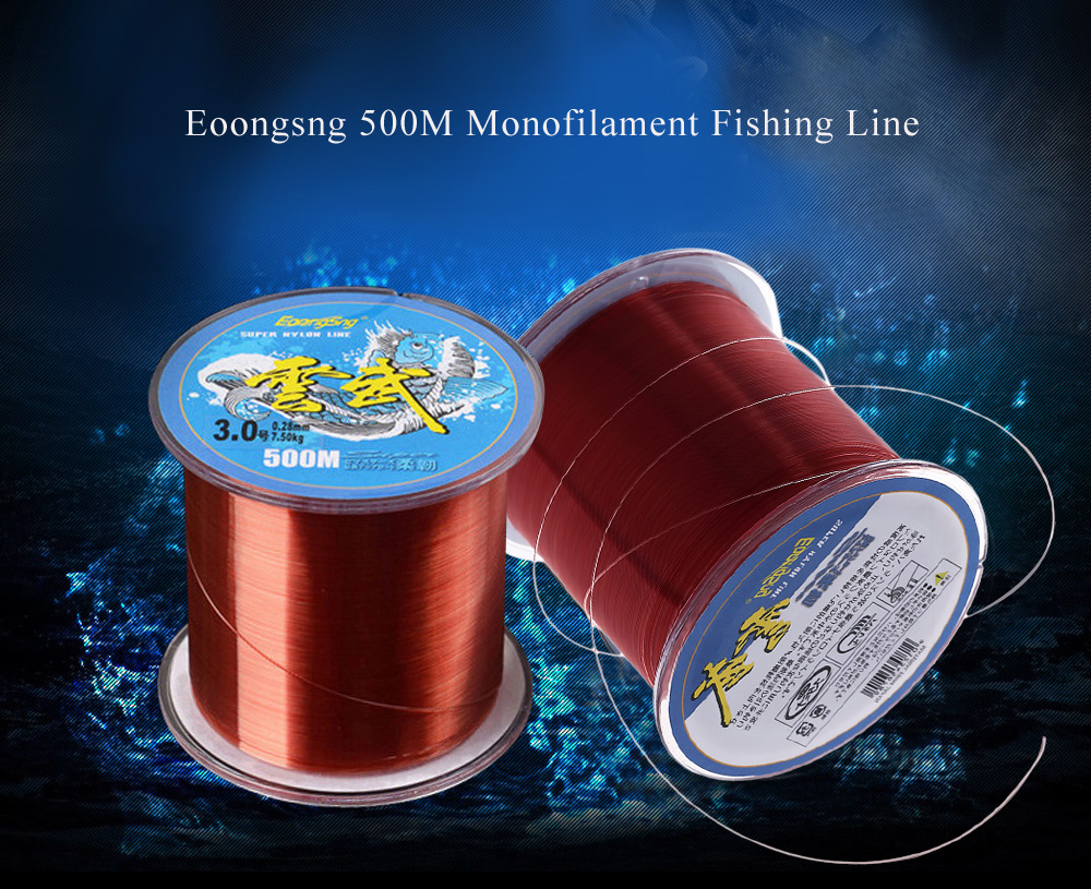 Eoongsng 500M PE Monofilament Fishing Line Strong Braided Wire