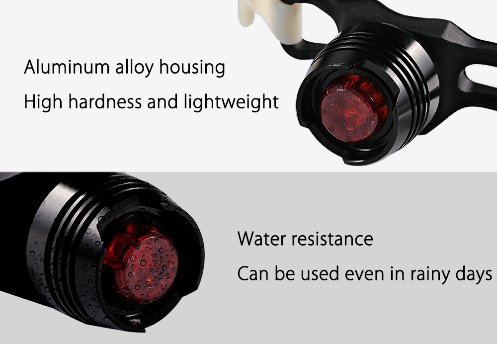 Bicycle Rear Light Red Lightness LED Flash Taillight Safety Warning Lamp