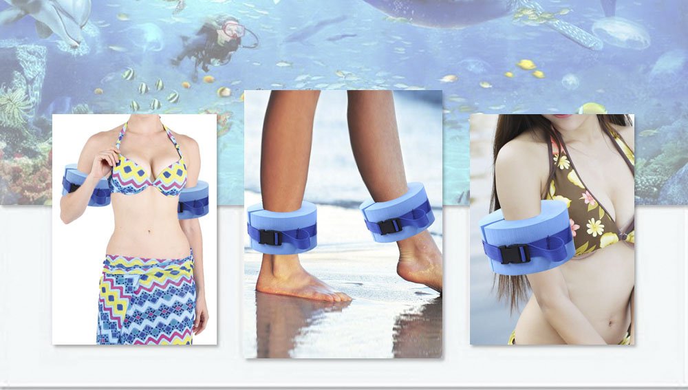 Paired Exercise Swimming Weights Aquatic Cuffs