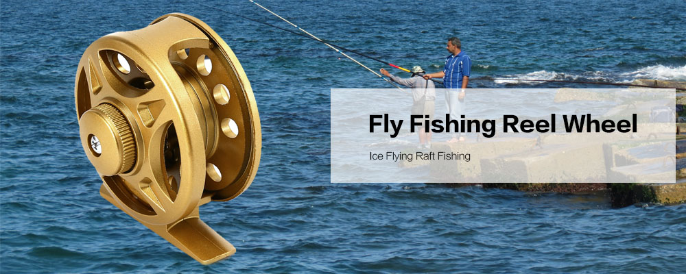 LIE YU WANG 1 + 1BB Fly Fish Reel Wheel for Ice Flying Raft Fishing