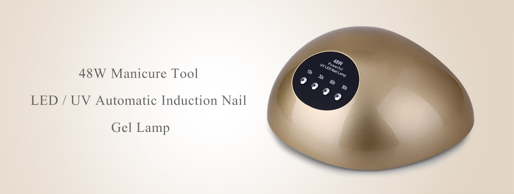 48W Professional Manicure Tool LED / UV Automatic Induction Nail Gel Lamp