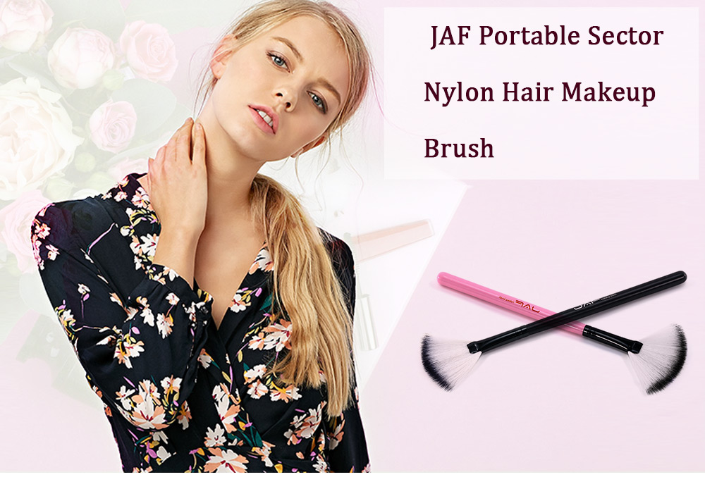 JAF Portable Sector Nylon Hair Makeup Brush