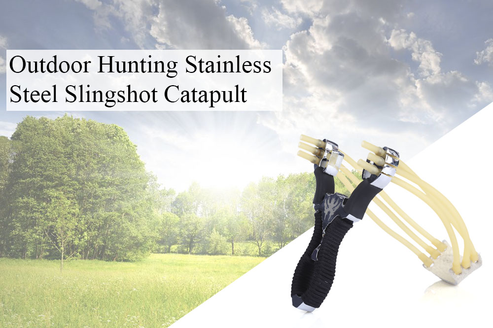 YERENBULUO Outdoor Hunting Slingshot Catapult Bow Camping Traveling Kit