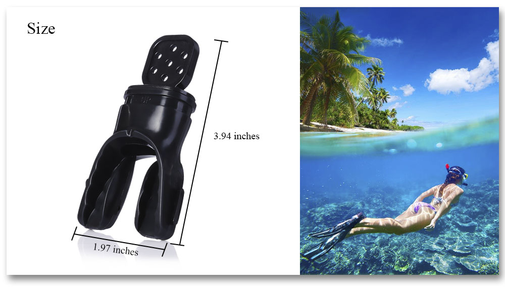 RKD Silicone Mouthpiece for Snorkeling Diving Equipment