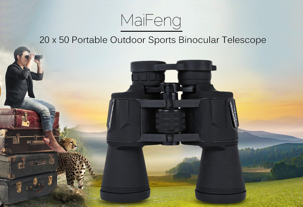 MaiFeng 20 x 50 Portable Outdoor Sports Binocular Telescope
