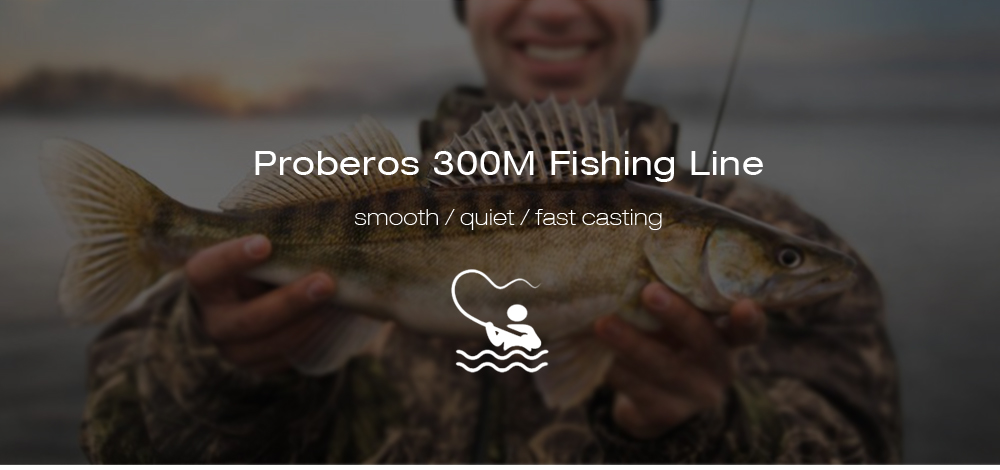 Proberos Super Strong 300M 8 Strand Weaves PE Braided Fishing Line