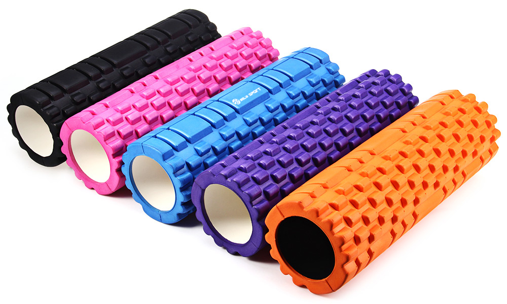 MILY_SPORT Fitness Floating Point EVA Yoga Foam Roller for Physio Massage