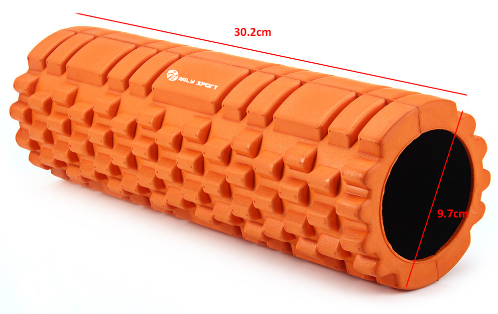 MILY_SPORT Fitness Floating Point EVA Yoga Foam Roller for Physio Massage