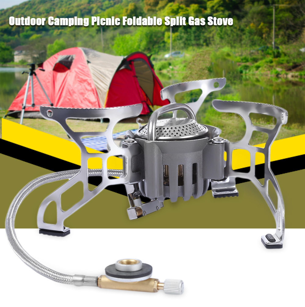 BULIN BL100 - T4 - A Outdoor Camping Picnic Foldable Split Gas Stove Portable BBQ Gear