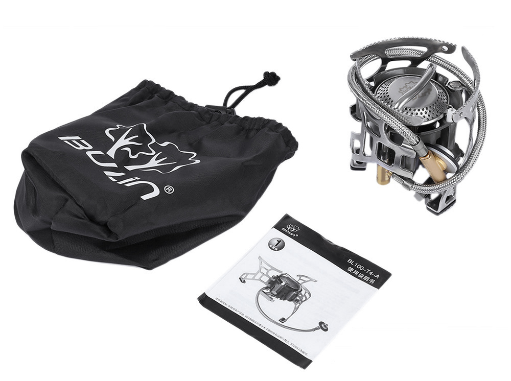 BULIN BL100 - T4 - A Outdoor Camping Picnic Foldable Split Gas Stove Portable BBQ Gear