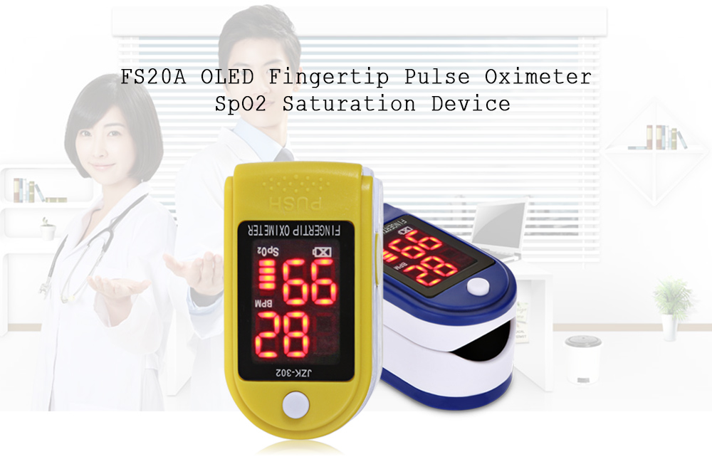 gustala Instant Read Digital Pulse Oximeter Health Monitoring Fingertip Display