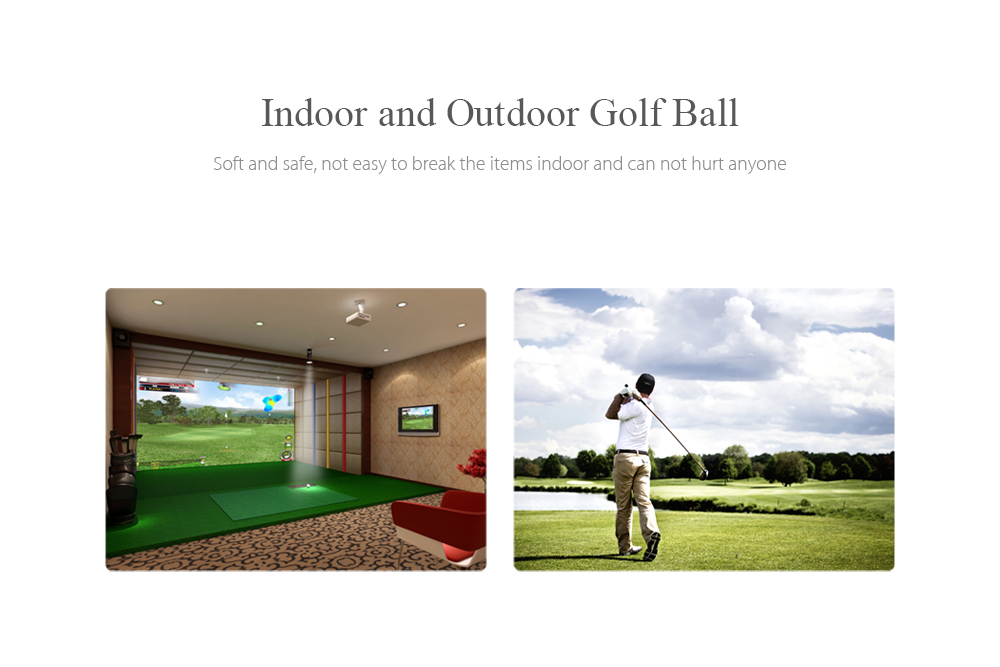 Dominant 20pcs Elastic PU Foamed Ball for Outdoor Indoor Golf Sport Training
