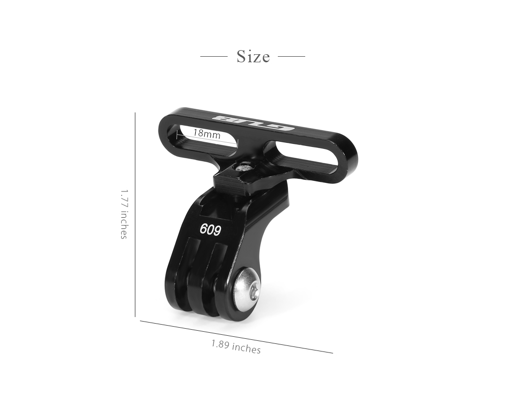 GUB 609 Bike Handlebar Flashlight Mount Bicycle Holder Adapter for GoPro Camera