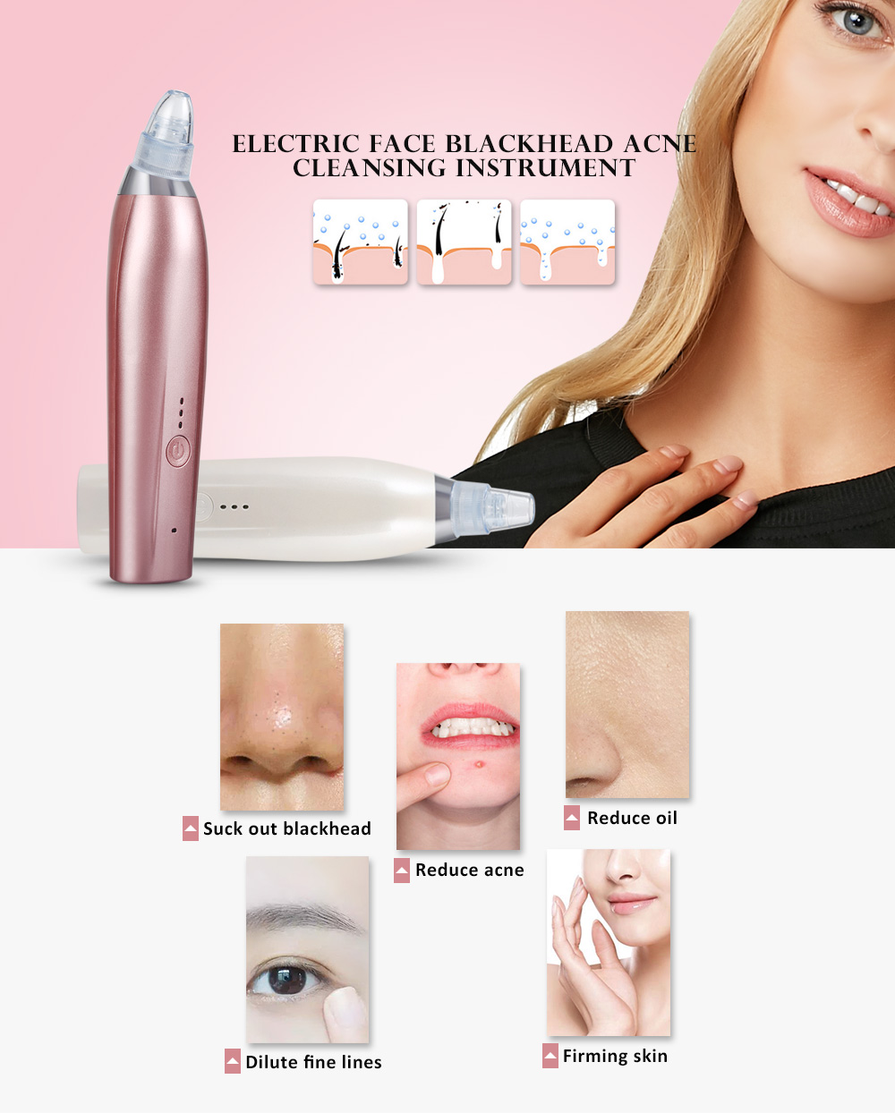 Electric Acne Blackhead Cleansing Instrument
