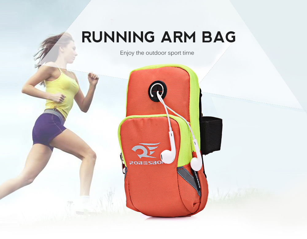 ROBESBON Running Sports Arm Phone Bag for 4 - 6 inch Mobile