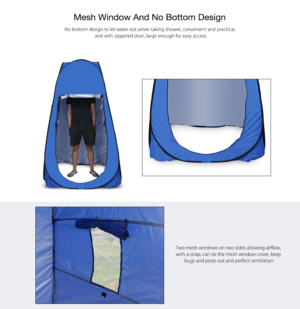 AOTU AT6516 Portable Pop Up Bath Tent for Dressing Toilet Tabernacle