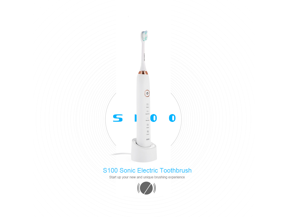 SARMOCARE S100 Sonic Electric Toothbrush Ultimate Cleaning Whitening Advanced Safeguards Oral Health Care Cleaning Tools