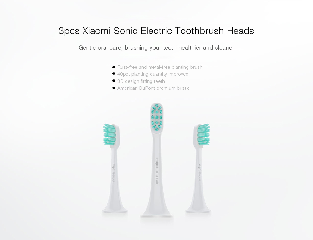 3pcs Xiaomi Mi Home Sonic Electric Toothbrush General Brush Head Oral Care Tool