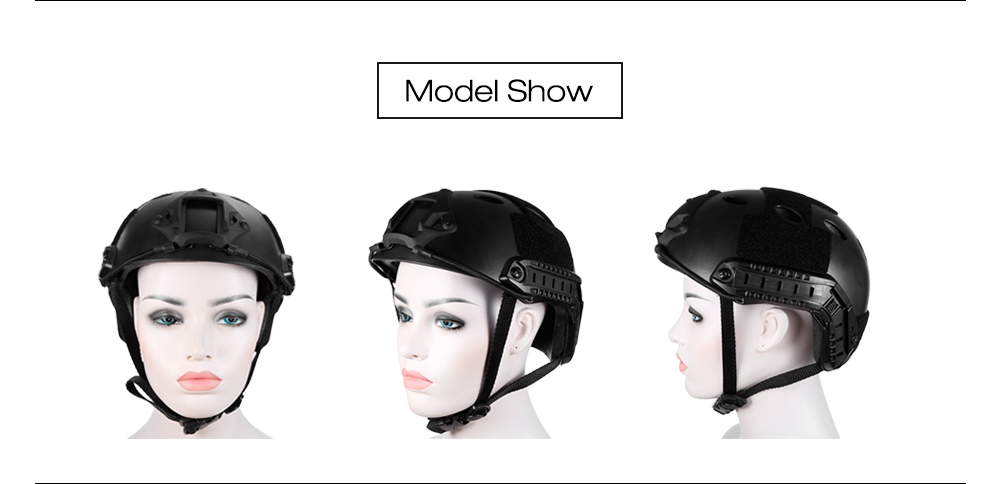 Lightweight Tactical Crashworthy Protective Helmet for CS Paintball Game