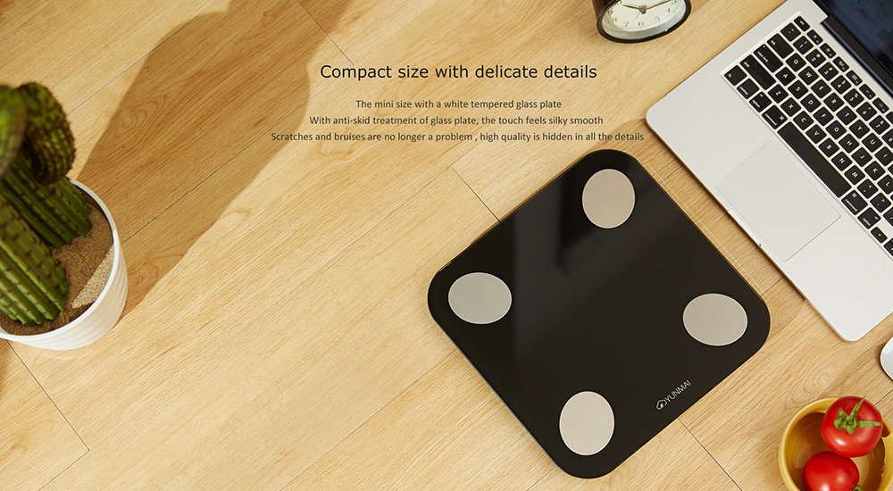 YUNMAI Mini 2 Balance Smart Body Fat Scale Intelligent Data Analysis APP Control Digital Weighing Tool