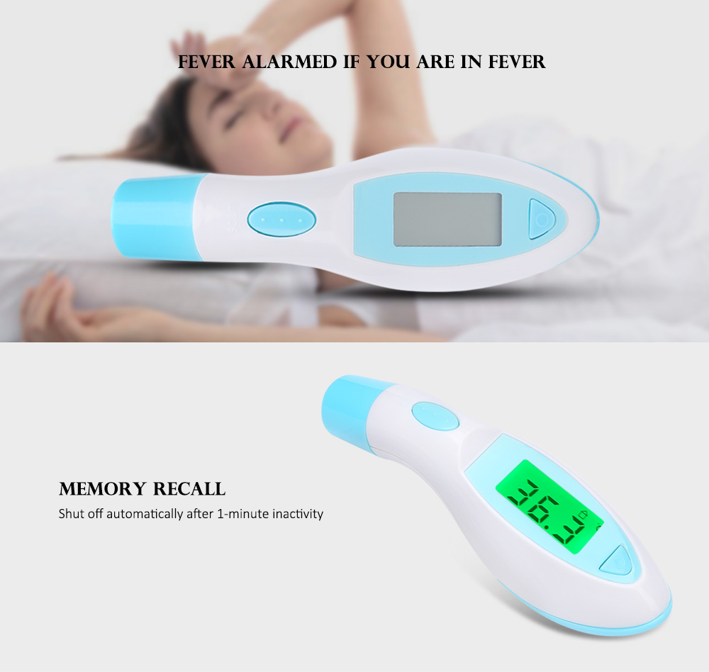 Adult Baby Forehead Ear Temperature Non-contact Infrared Digital Thermometer