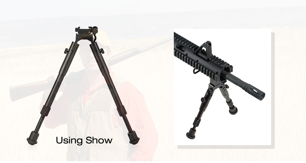Quick Release Hunting 6 - 9 Inch Adjustable Spring Tactical Bipod