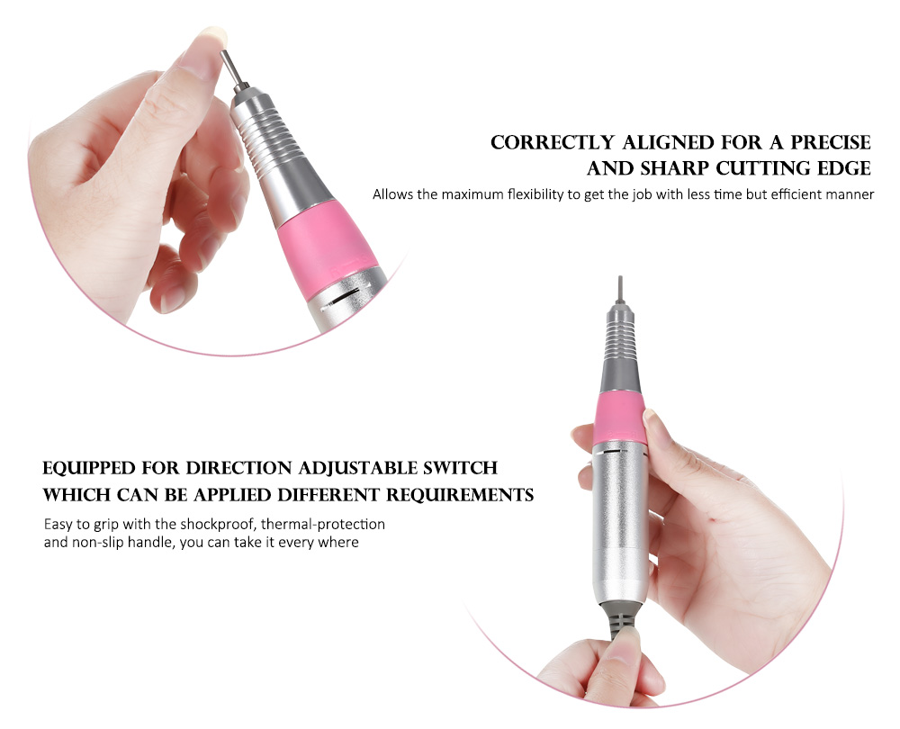 Nail Manicure Handpiece Pedicure Files Tool Electric Grinding Polisher Glazing Machine Accessory