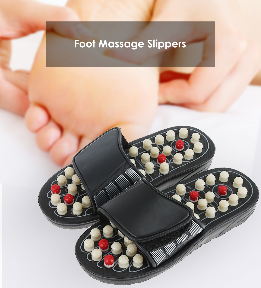 Foot Massage Slippers Revolving Polka-dot Acupoint Pedicures Health Care Shoes