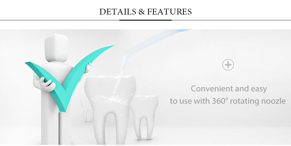 Nicefeel FC169 Dental Flosser Oral Irrigator Water Jet Teeth Cleaner