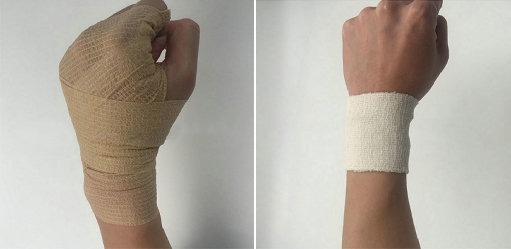 Self Adhesive Elastic Sports Elbow Bandage Nail Tapes Finger Protection Wrap
