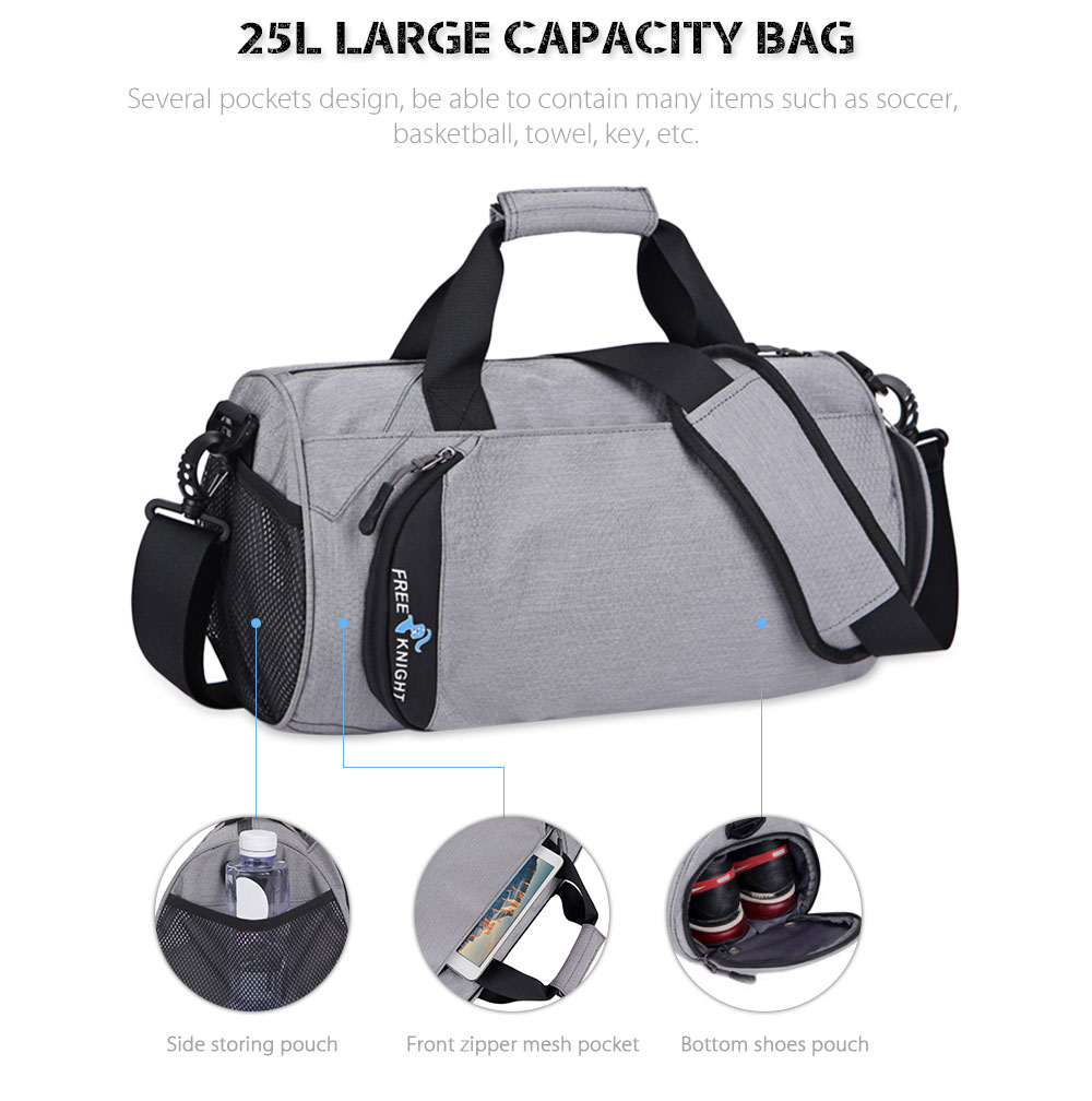 Free Knight FK0606 25L Gym Soccer Training Handbag Outdoor Traveling Shoulder Bag Shoes Storage Tote