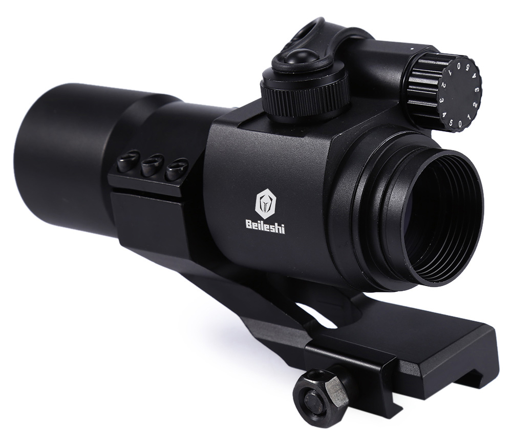 Beileshi 32mm M2 Sighting Telescope Laser Sight with Red Dot Scope for Picatinny Rail