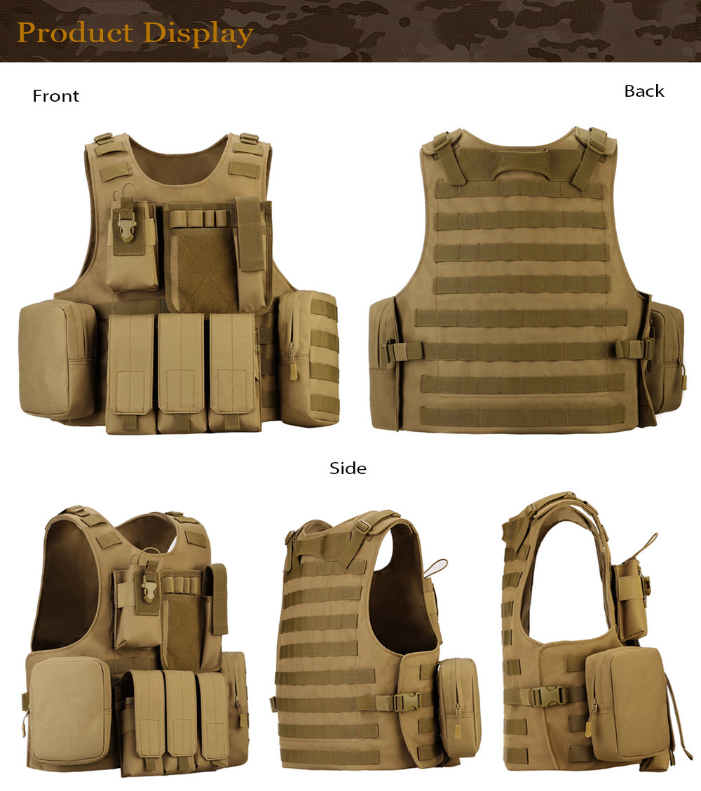 Protector Plus Outdoor Tactical Combat Vest for Military Protection