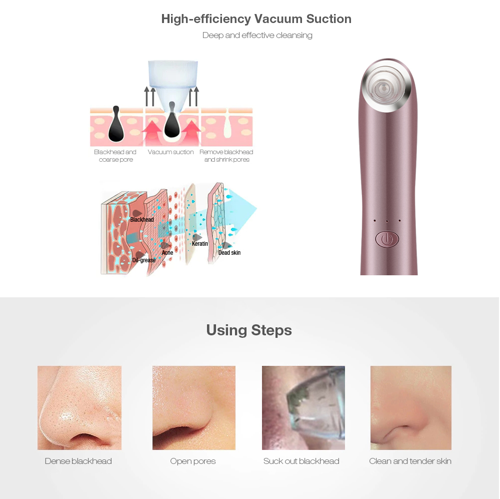 Face Cleaning Machine Acne Blackhead Removal Device Pore Cleanser