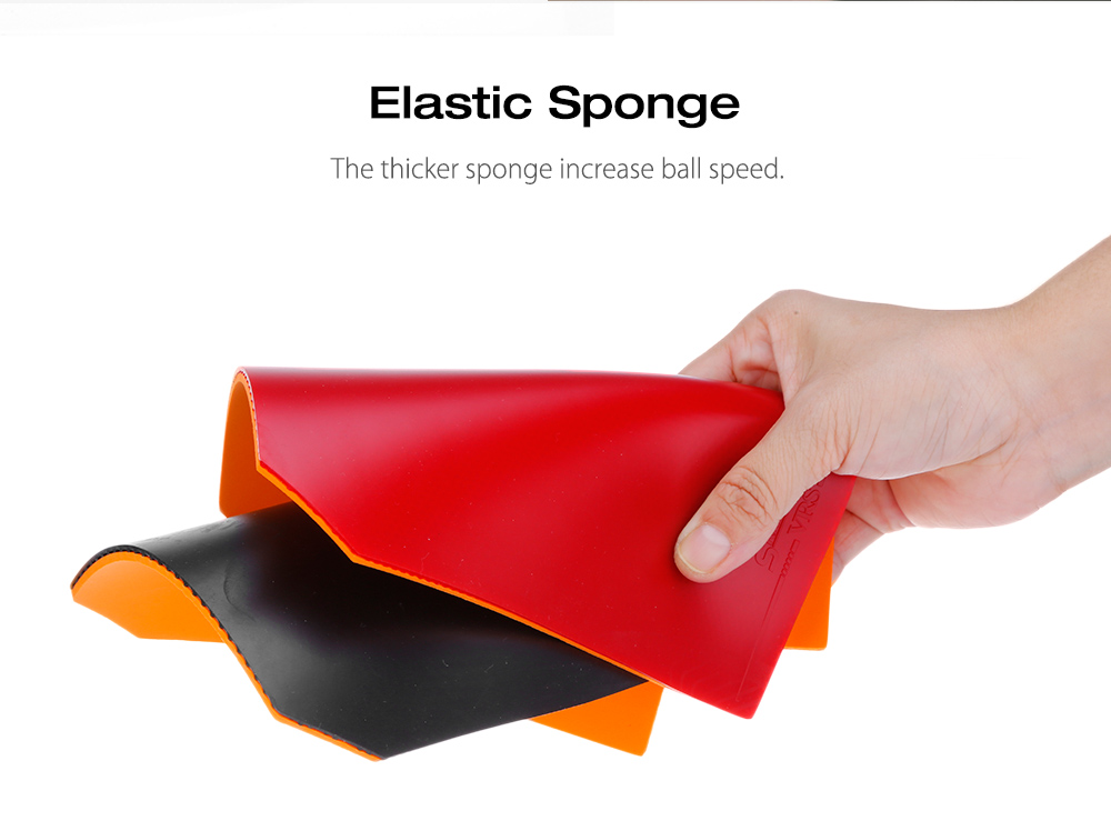 BOER Ping Pong Elasticity Sponge Rubber for Table Tennis Bat Replacement
