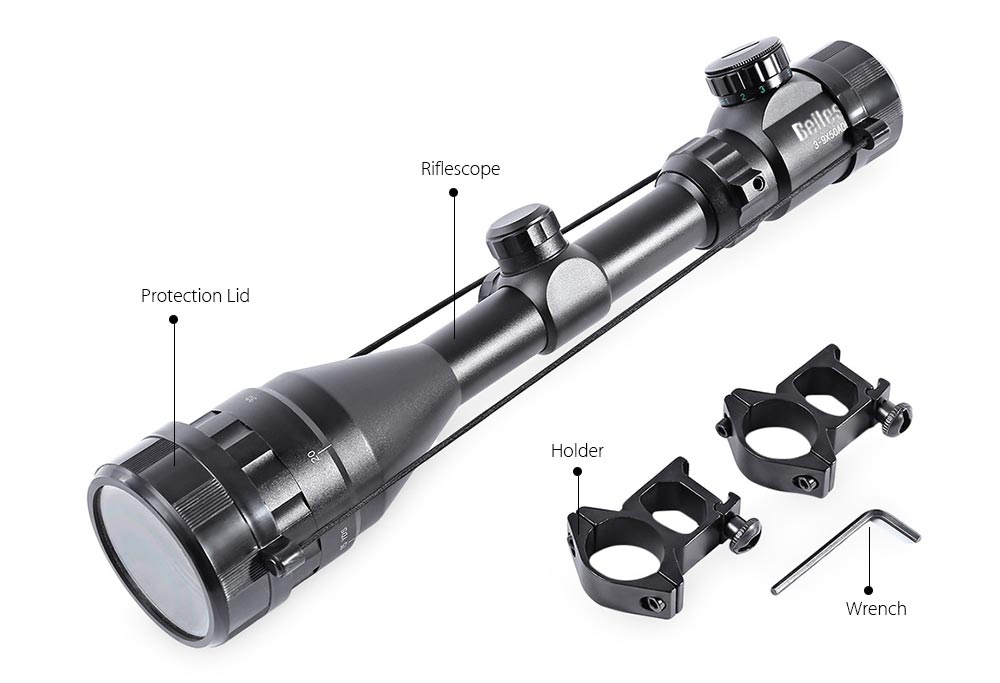 Beileshi 3 - 9X50AOEG Outdoor Tactical Riflescope Fast Dot Sight