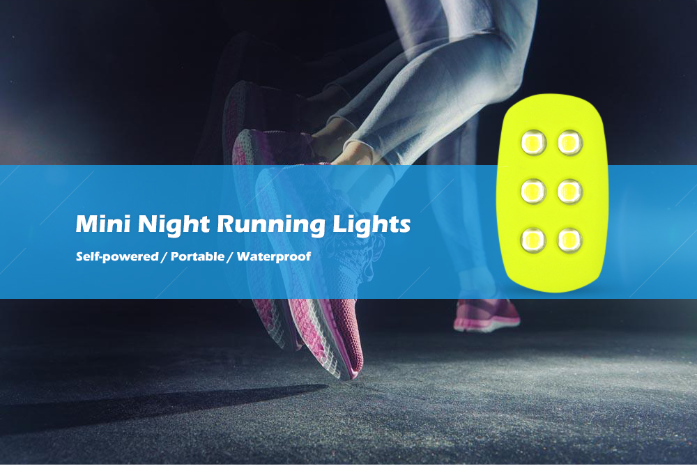 Mini Creative Self-powered Night Running Lights Lamp