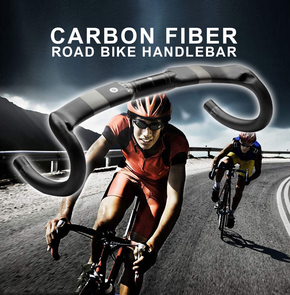 Lightweight Road Bike Breaking Wind Bent Bar Carbon Fiber Handlebar