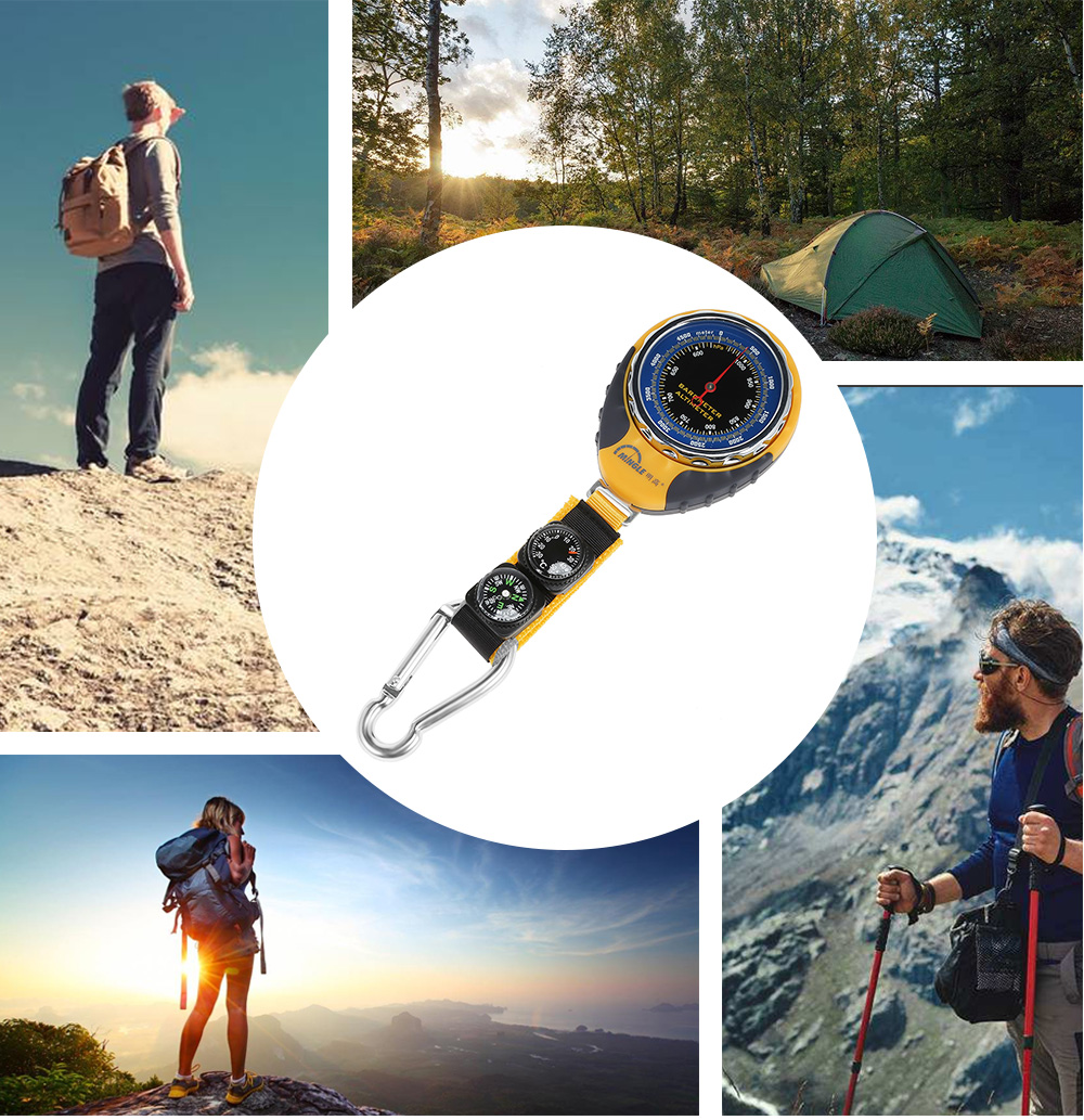 Multi-function Portable Altimeter Barometer for Outdoor Sports